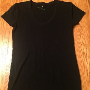Banana Republic small v-neck black womens
